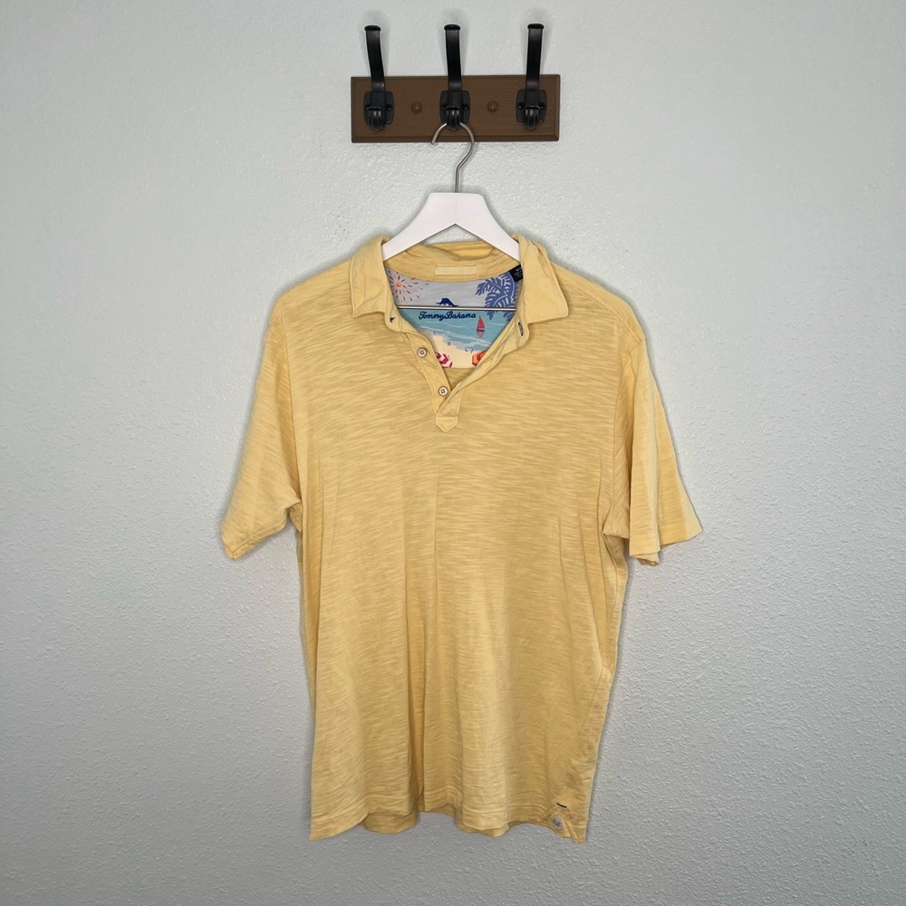 Tommy Bahama Yellow Lightweight Men’s Polo Shirt